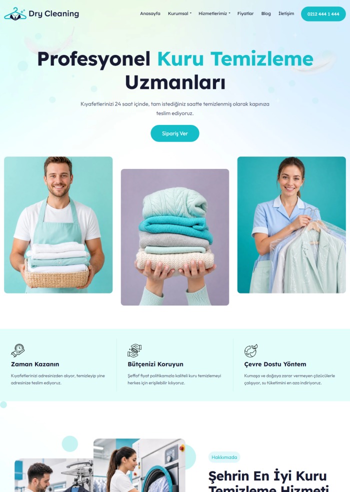 Dry Cleaning – Teknik Servis sitesi teması