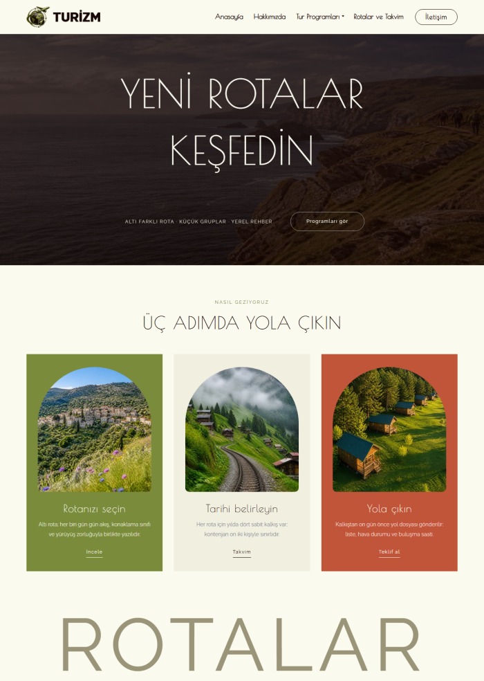 Turizm – Turizm ve Konaklama sitesi teması